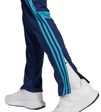 adidas Performance Track Pants - Tiro - Dark Blue/Shock Cyan/