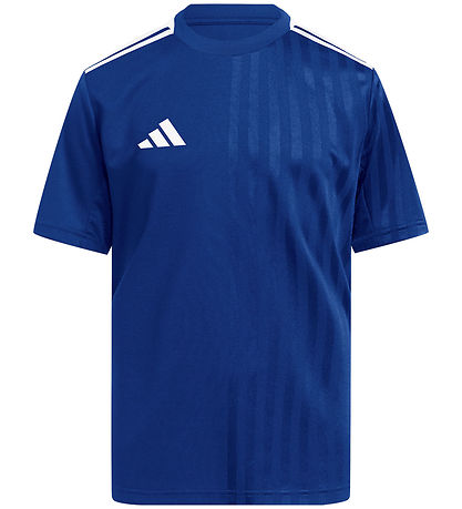 adidas Performance Stuttermabolur - Campeon25 - Royal Blue/Hvítu