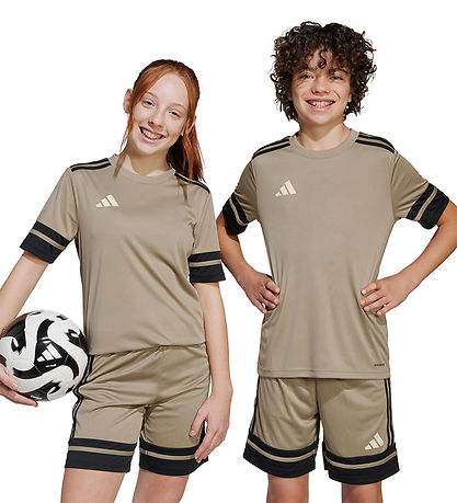 adidad Performance Stuttermabolur - Squadra25 - Blanch Cargo/Sva