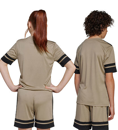 adidad Performance Stuttermabolur - Squadra25 - Blanch Cargo/Sva