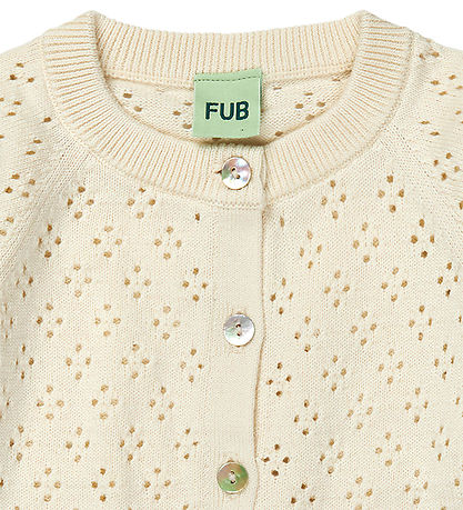 FUB Cardigan - Knitted - Ecru