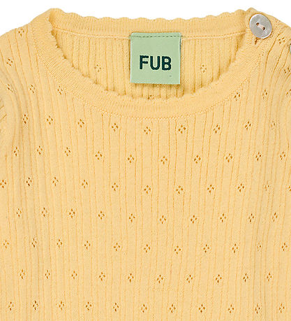 FUB Samfella c/o - Rib - Pointelle - Vanilla