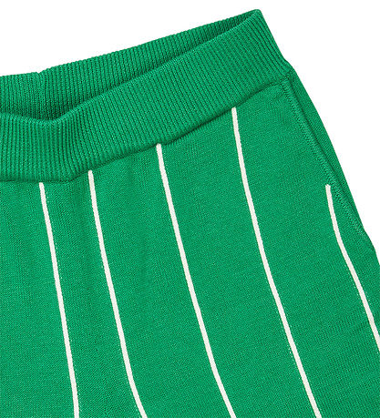 FUB Shorts - Knitted - Basil/Ecru