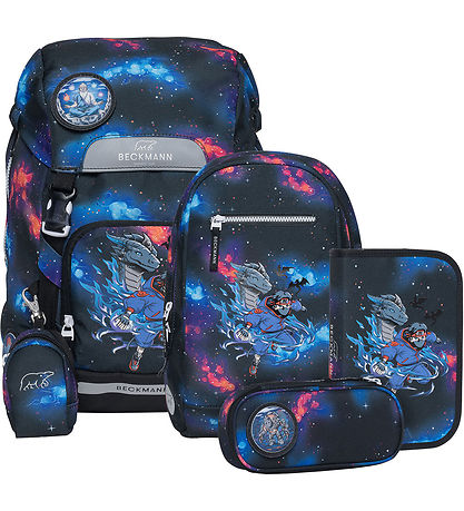 Ensemble de cartables Beckmann - Classic+ - Éléments Ninja - Noi