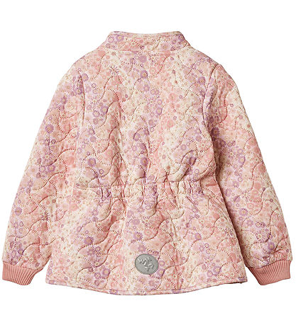 Wheat Thermo Jacket - Thilde - Lilac Flower Rainbow