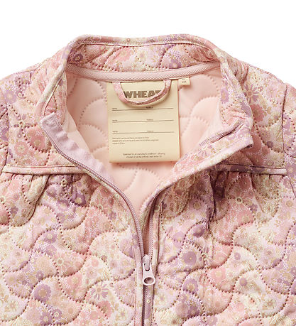 Wheat Thermo Jacket - Thilde - Lilac Flower Rainbow