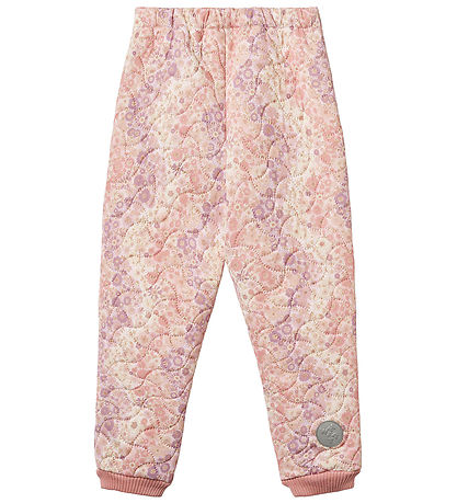 Wheat Termobyxor - Alex - Lilac Flower Rainbow