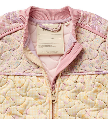 Wheat Thermo Jacket - Liv - Pansies