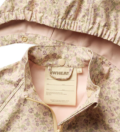 Wheat Rain Jacket - PU - Chardy - Rose Flower Field