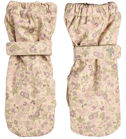 Wheat Fäustlinge m. Fleece - PU - Rily - Rose Flower Field