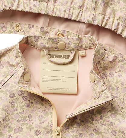 Wheat Rain Jacket - PU - Chardy - Rose Flower Field