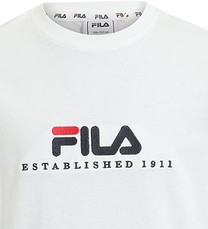 Fila Stuttermabolur - Lohberg - Bright White
