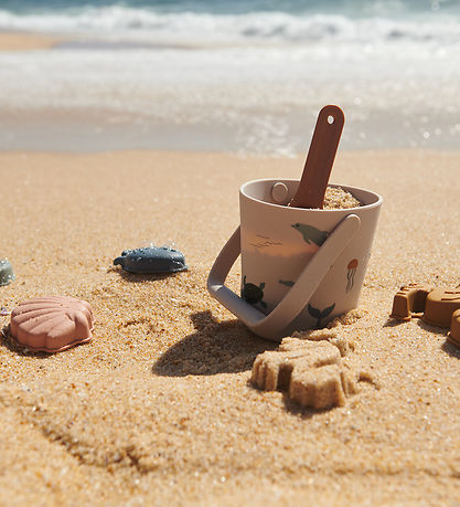 Liewood Beach Set - Silicone - 6 Parts - Gilma - Sea Creature/Sa