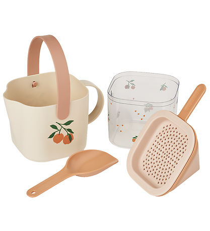 Liewood Beach Set - Roald - Peach/Sea Shell