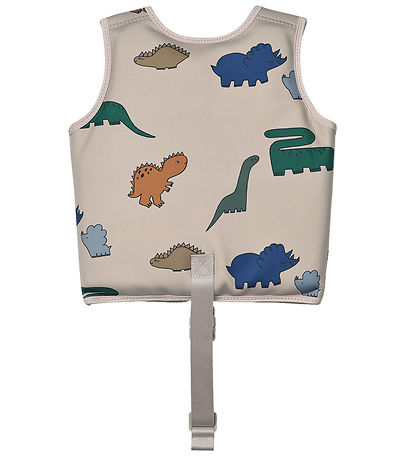 Liewood Simväst - 11-15 kg - Dove - Dinosaurier/Mist