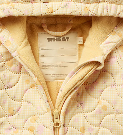 Wheat Thermoanzug m. Fleece - Kuscheln - Yellow Kirschen