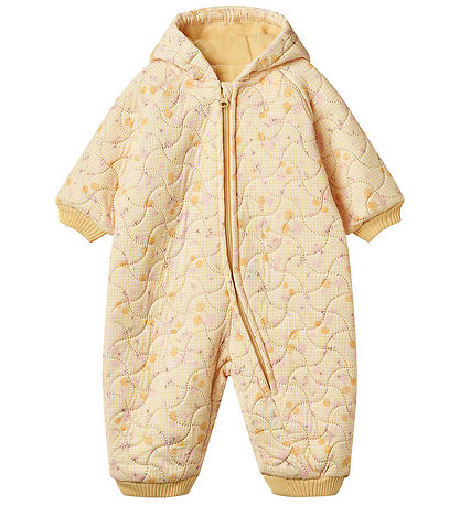 Wheat Thermoanzug m. Fleece - Kuscheln - Yellow Kirschen