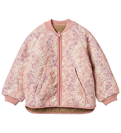 Wheat Termo/Fleece Jacket - Reversible - Lake - Lilac Flower Rai