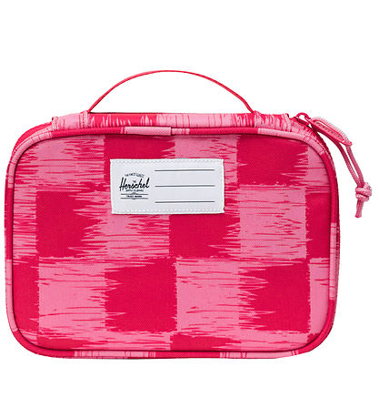 Herschel Pencil Case - Heritage - Check Yourself Raspberry