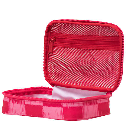 Herschel Pencil Case - Heritage - Check Yourself Raspberry