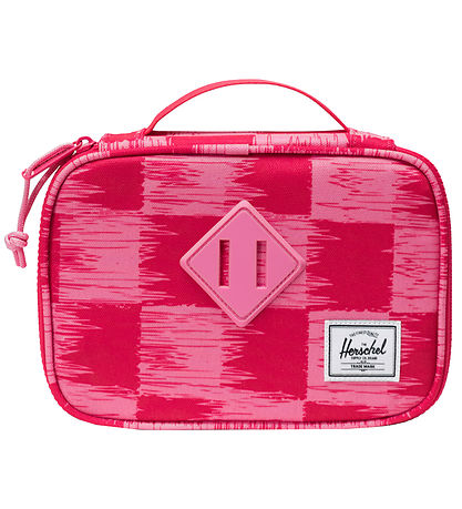 Herschel Pencil Case - Heritage - Check Yourself Raspberry