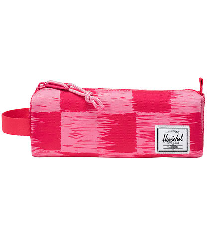 Herschel Pencil Case - Settlement - Check Yourself Raspberry