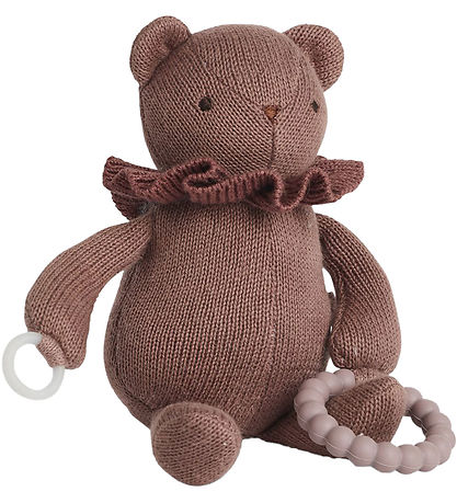 Smallstuff Activity Toy - Knitted - 17 cm - Dark Rose