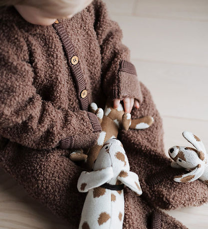 Smallstuff Soft Toys With Dog Basket - Nature