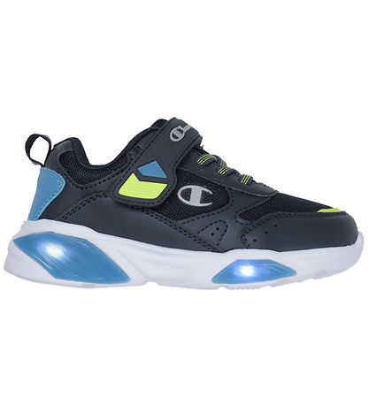 Champion Schuhe m. Light - Wave Low Cut - Schwarz/Blau/Weiß