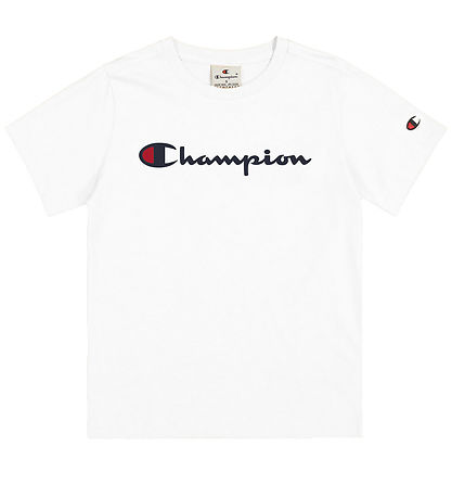 Champion Stuttermabolur - Hvítur M. Lógó
