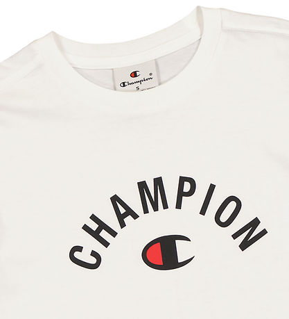 Champion Stuttermabolur - Hvítur M. Lógó