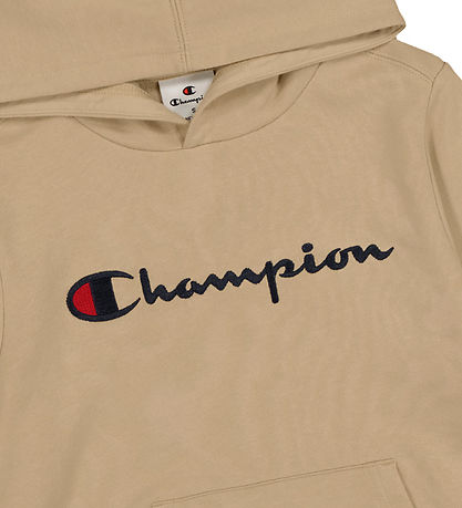 Champion Kapuzenpullover - Khaki m. Logo