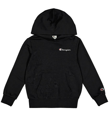 Champion Hoodie - Black w. Logo