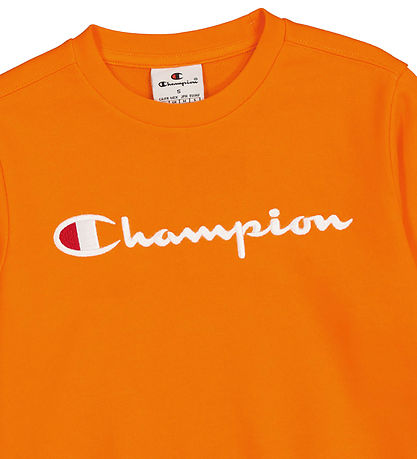 Champion Peysa - Crewneck - Appelsína M. Lógó