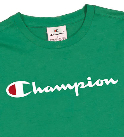 Champion Stuttermabolur - Grænt M. Lógó