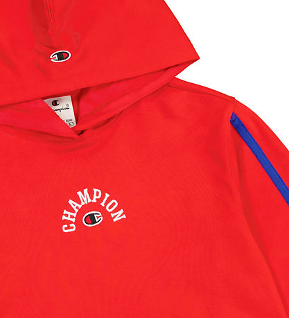 Champion Kapuzenpullover - Rot m. Logo