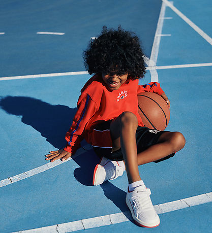 Champion Kapuzenpullover - Rot m. Logo