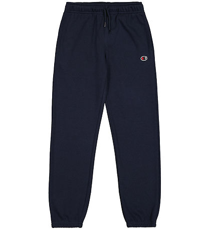 Champion Sweatpants - Elastic Cuff - Navy w. Logo