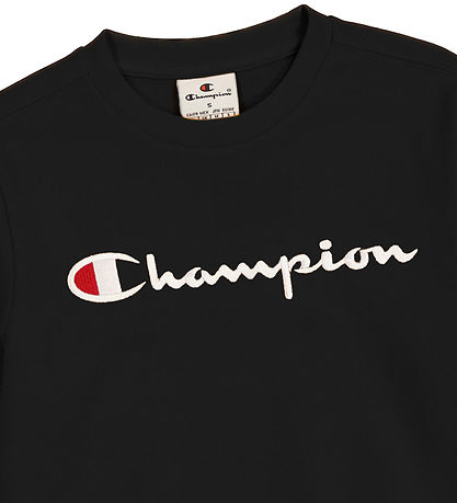 Champion Peysa - Crewneck - Svart M. Lógó