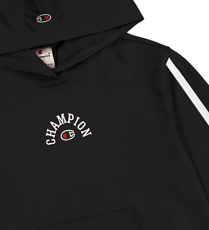 Champion Kapuzenpullover - Schwarzes m. Logo