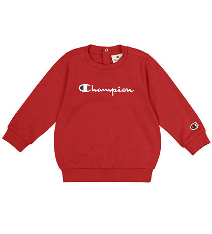 Champion Sweat Set - Crew neck - Navy/Red w. Logo