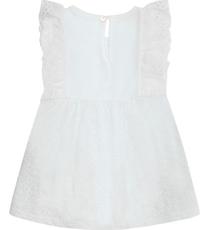 Hust and Claire Bodykleid - Kristi - White m. Strickerei Englisc