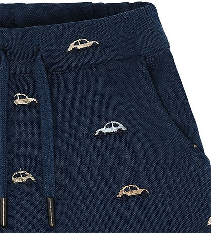 Hust and Claire Shorts - Piqué - Haggi - Blue Moon w. Cars