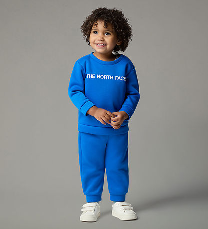 The North Face Sweat Set - Blouse/Trousers - Hero Blue w. Logo