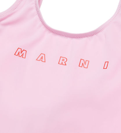 Marni Badeanzug - Soft Pink m. Print