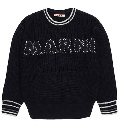 Marni Bluse - Strick - Schwarz m. Weiß