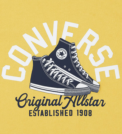 Converse Stuttbuxnasett - Stuttermabolur/Stuttbuxur - Gult/Conve