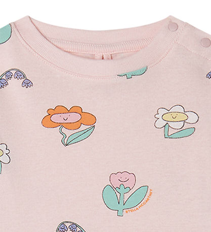 Stella McCartney Kids Bluse - Viola m. Blumen