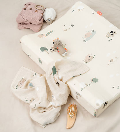 Done by Deer Changing Pad - Tiny Farm - Sand