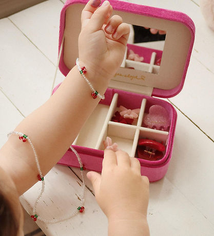 Konges Sløjd Trinket Box w. Contents - Bella - Pink